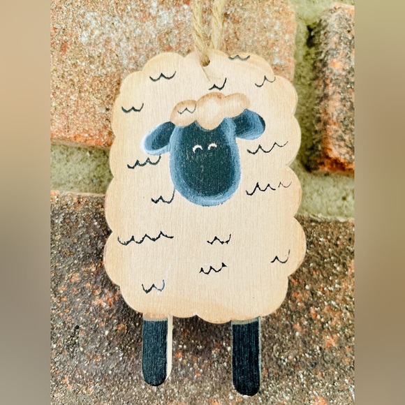 Sheep Ornaments With Hanger 4/bag - Picture 10 of 12
